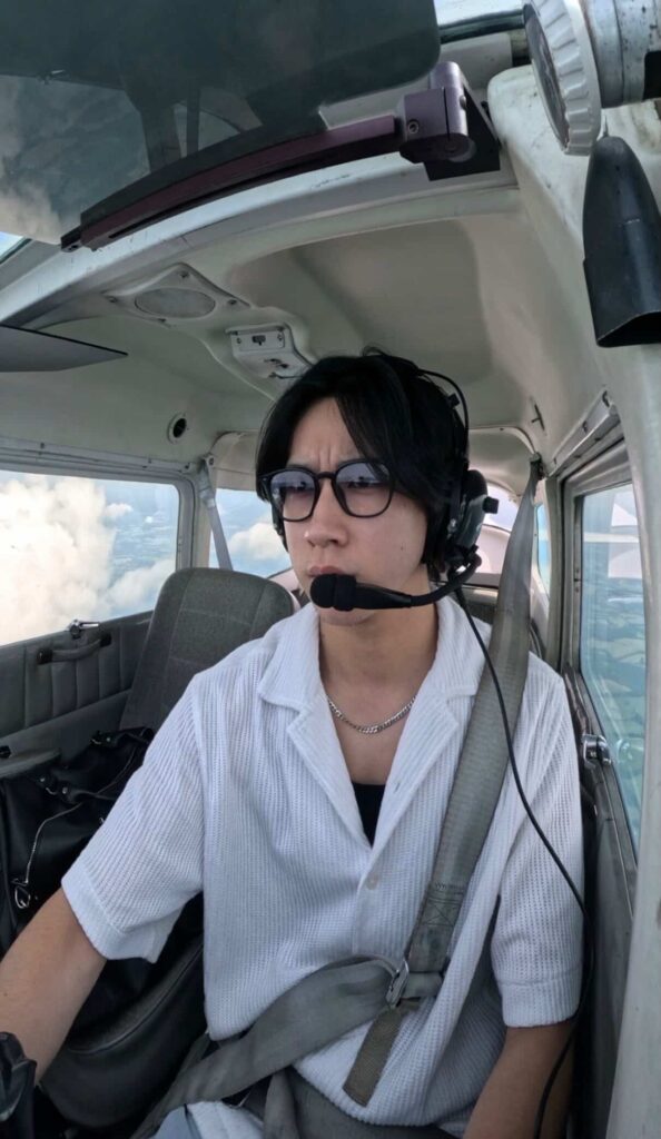 アメリカ、テネシー州の大学MTSUでパイロット専攻をされている武内こうきが、フライト訓練している様子